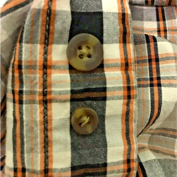 Carhartt Relaxed Men's 2XL Shirt Multicolor Chambray Plaid LS Pocket Button Down - Picture 10 of 12